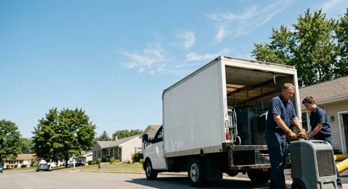 Water Damage Cleanup in Pekin, IL near me